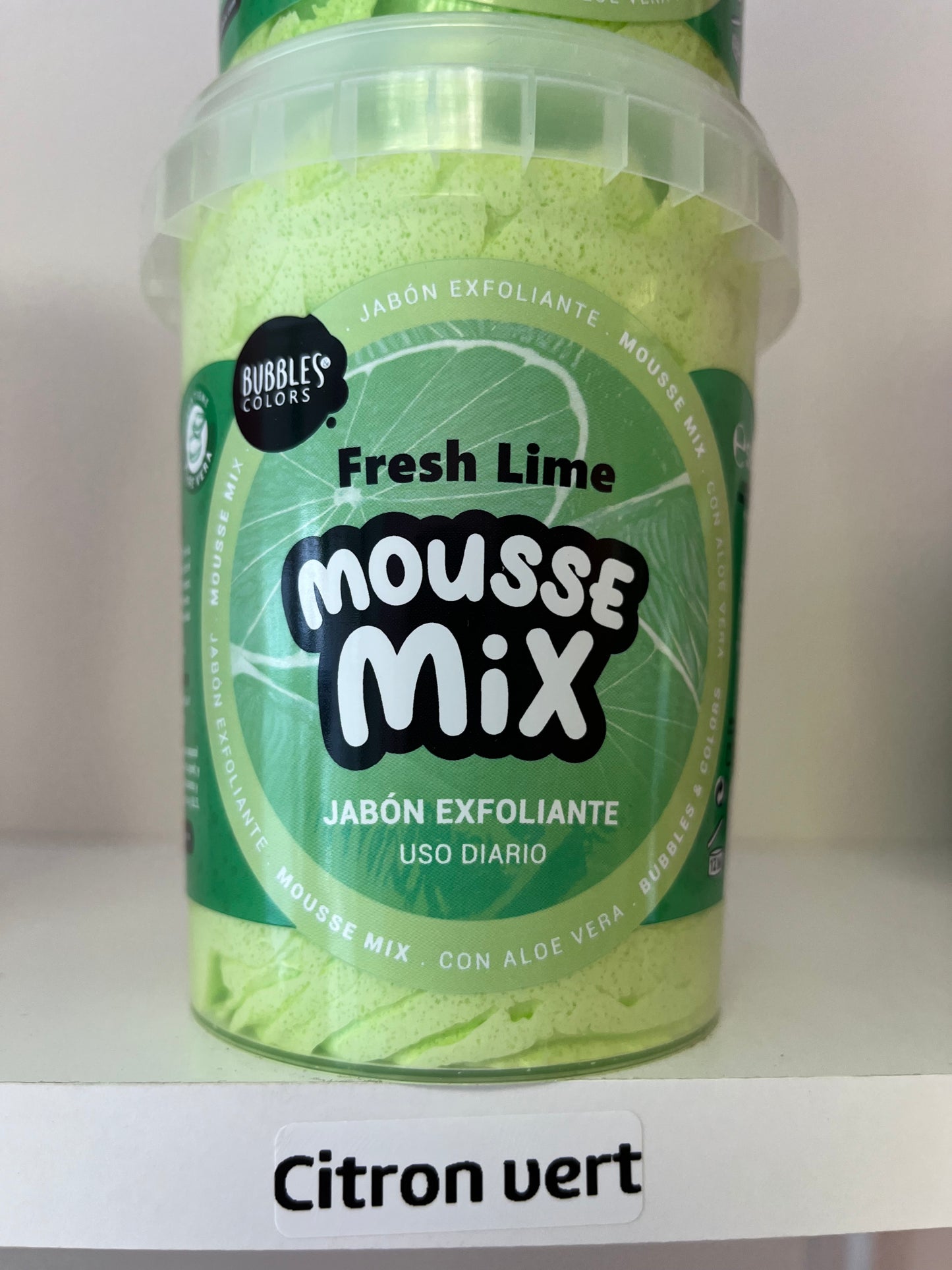 Mousse exfoliant